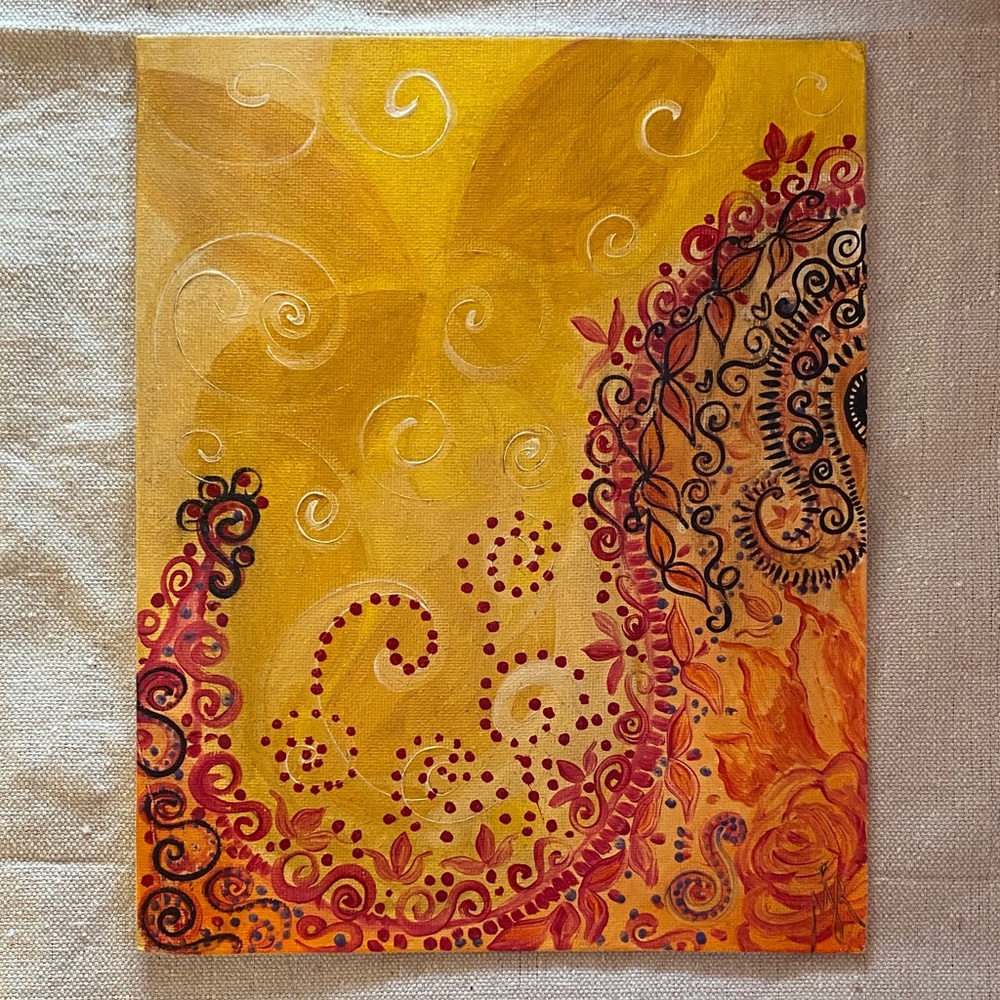 Oil on canvas “Cachemira”